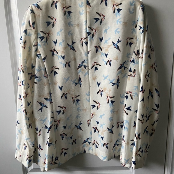 Bird Print blazer jacket - Picture 2 of 3
